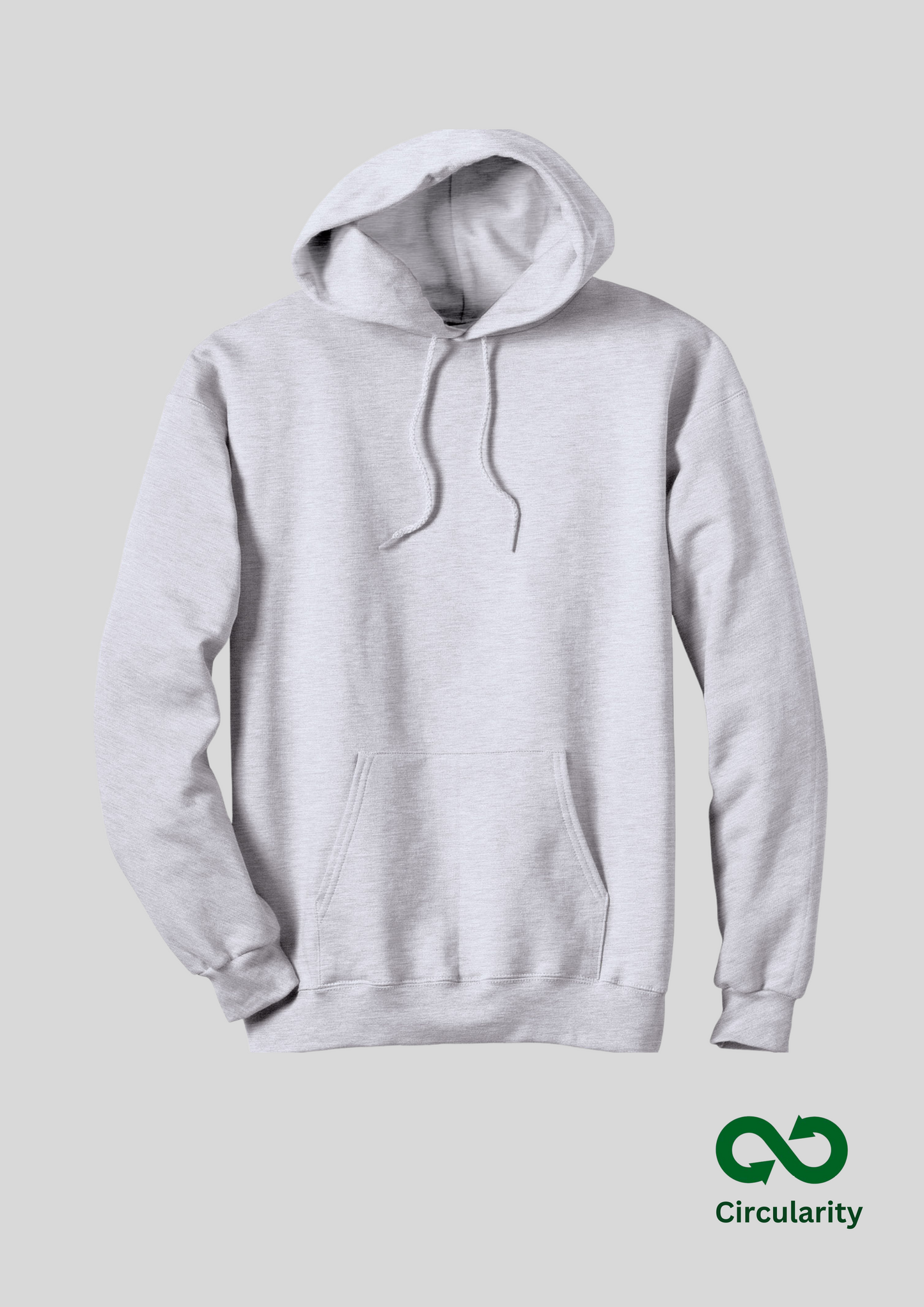 100% Recycled Unisex Hoodies - Grey Melange