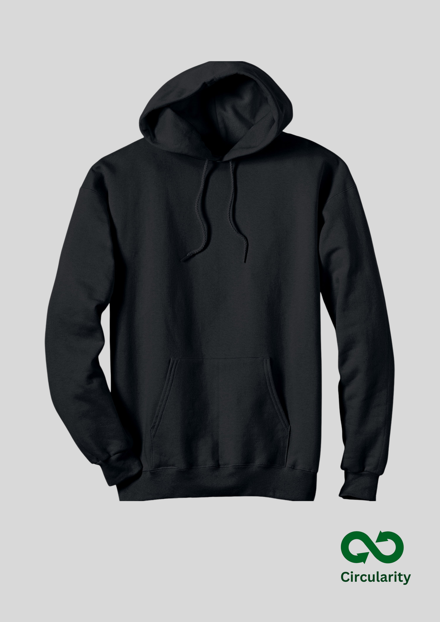 100% Recycled Unisex Hoodies - Active Black