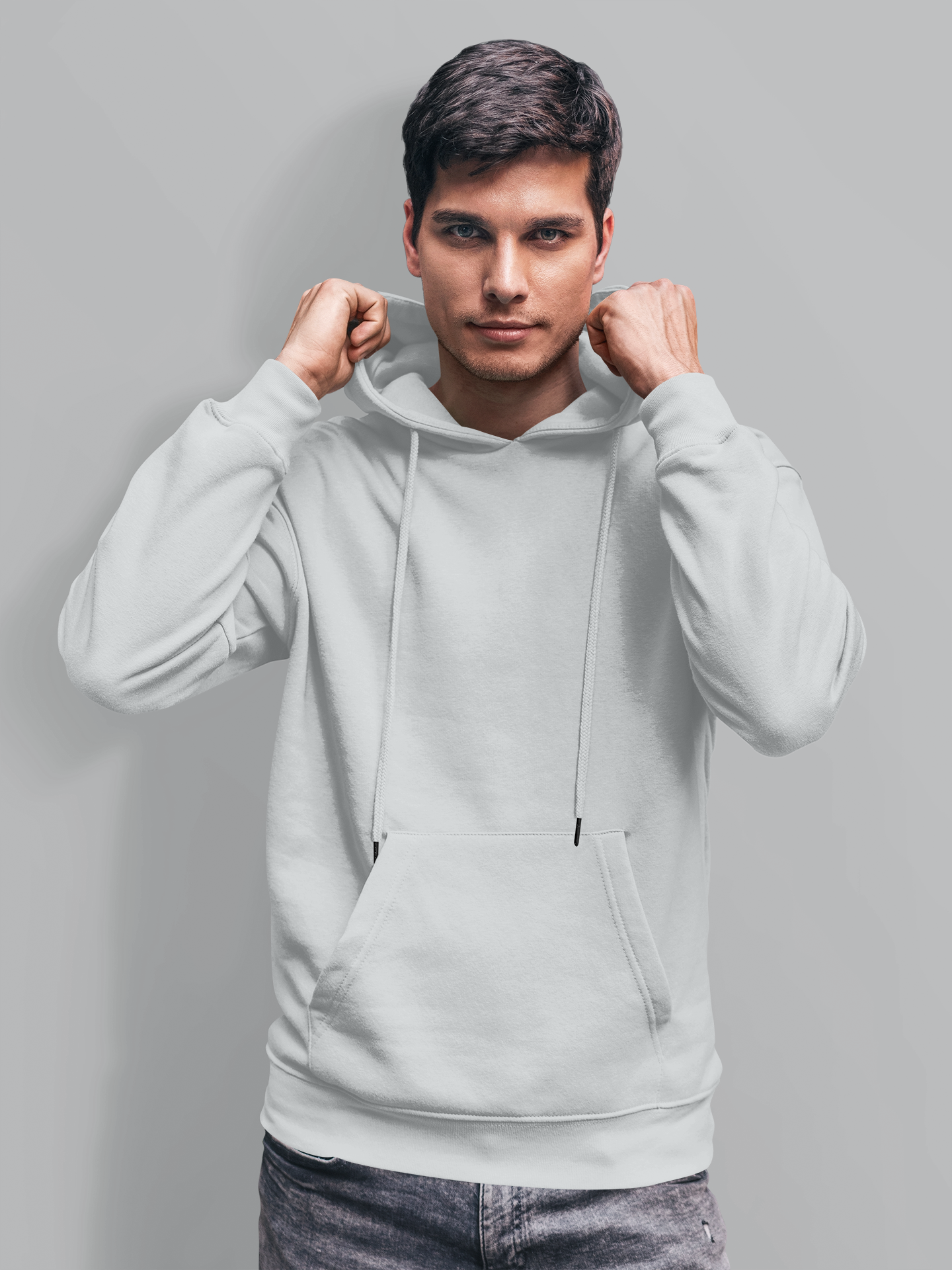 100% Recycled Unisex Hoodies - Grey Melange